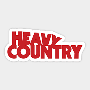 Heavy Country Sticker